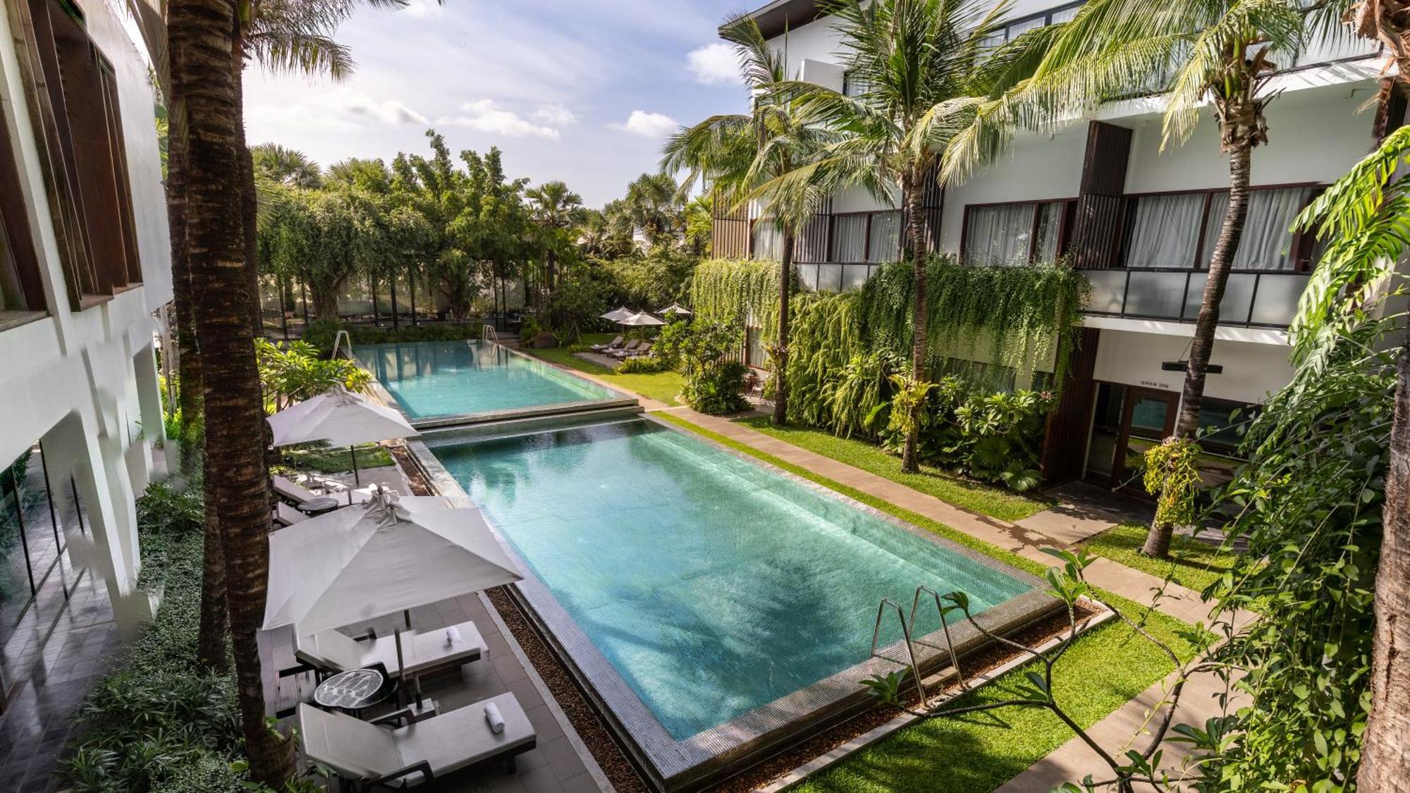 Shintana Saya La Maison Siem Reap Ngoại thất bức ảnh The pool at the hotel